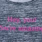 Hey you! You're amazing. (youth S 6-7)