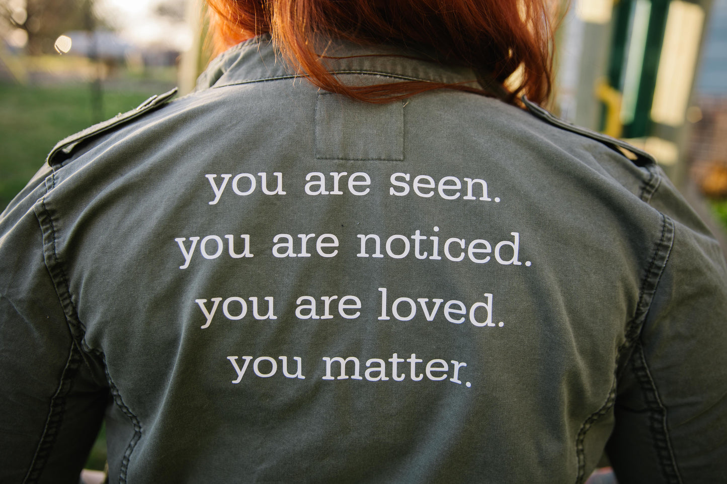 you are seen... (L)
