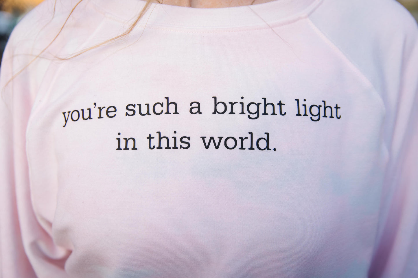 you're such a bright light in this world. (S)