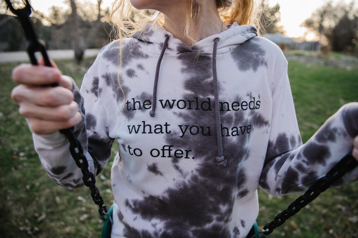 the world needs what you have to offer. (S)